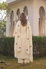 Anni Women Kurta Set Embroidered Kurti Palazzo Dupatta Indian Ethnic Suit V Neck