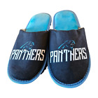 Carolina Panthers Slippers  9-10 Medium Mens  Nfl Licensed Foco Scuff Slide New
