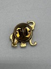 Small Colored Pair Of Elephants Lapel Pin
