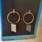Vintage 1995 Casper The Friendly Ghost Hoop Earrings Universal Studios