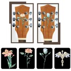 Guitar Headstock Decal Sticker Guitar Neck Sticker Diy Guitars Accessories