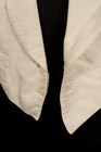Vintage Men s British Edwardian Off White Collar Vest Size Small