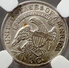 1834 H10c Ngc Au58 Cac Capped Bust Half Dime 6462335-023
