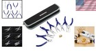 Versatile Jewelers Pliers Set  7 Tools For Jewelry Making In Blue Pouch