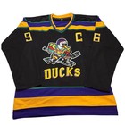 The Mighty Ducks Charlie Conway 96 Hockey Jersey Movie Costume Mens Large L