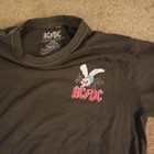 Retro 1985 Ac Dc Fly On The Wall Concert Tour  medium  T-shirt Angus Young