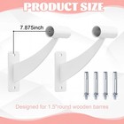 Heavy Duty Ballet Barre Wall Brackets For Home   Dance Studio - 2 3 Pcs
