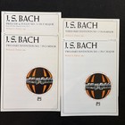 Bach Piano Sheet Music Bundle Inventions Sinfonia Prelude Fugue Wtc Lot 4