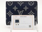 Louis Vuitton Monogram Navy Shadow Bifold Blue Wallet Aa1125lrzsa