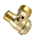 Central Pneumatic Air Compressor Check Valve 3-port Brass 20mm 16mm 10mm-parts W