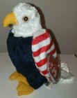 Ty Beanie Baby - Soar The Patriotic Eagle  internet Exclusive  6  New Mwmts