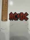 2004 Ac dc Rare Vintage Licensed Gold   Red On Black Embroidered Patch