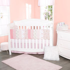 Everyday Kids 12 Pack Burp Cloths - Woodland flowers rainbow