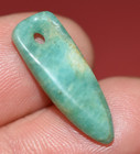 Ancient Amazing Amazonite Stone Dangle Pendant Bead Mauritania  African Trade
