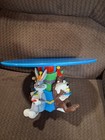 Rare    Warner Brothers Looney Tunes Cake Stand   Wile E   Bugs  Sylvester  Taz
