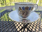 Vtg 1953 Coronation Of Hm Queen Elizabeth Royal Adderley England Teacup Saucer