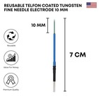 Teflon Coated Tungsten Fine Needle Electrode 10 Mm Electrosurgical Electrode