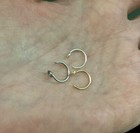 Clip On Fake Nose Piercing Rings  Set Of 3 Faux Nose Rings  Fake Nose Ring