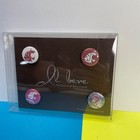 Ilbere Magnetic Wine Charms Washington State Cougars Football Theme Set Of 4