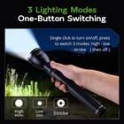 405lm Super Bright Led Flashlight Tactical Camping Outdoor Lamp Usb Rechargeable