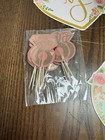 Floral Gold rose Gold Bridal Shower Table Decorations Set  Photo Booth Props