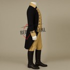 Navy Blue George Washingtons General Revolution War Wool Men Coat vest breeches