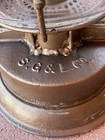 S g  l  Ok Tubular Lantern With Original Globe