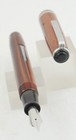 Esterbrook J Copper Pearl   Chrome Fountain Pen - 1950s - 2668 Medium Nib - Usa