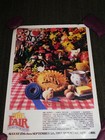 Vintage 24  X 17  1983 New York State Fair Syracuse Air Supply Santana Poster 
