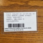 Vintage Original Blockbuster Video Laminated Membership Card