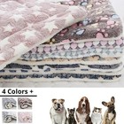 Self Warming Pet Bed Cushion Pad Dog Cat Cage Kennel Crate Soft Cozy Mat Blanket