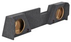 Double Cab Dual 12  Downfire Subwoofer Sub Box Enclosure For 2014-2016 Gmc chevy