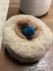 Needle Felted Nest With Bird