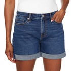 Nwt Hudson Woman   s Mid-rise Premium Stretch Denim Jeans Shorts Size 14 34