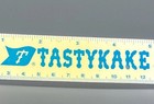 Vtg Tastykake Baker Mascots 6    Ruler Pa Sky Blue White Metric Conversion Tables