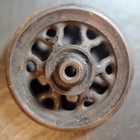 Antique Found Art Object Steampunk Iron Wheel Industrial Steel Victorian