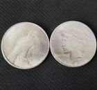 Peace Silver Dollars 1921-1935 Lot Of 10 Uncirculated 90  Silver Coin Mixed Year