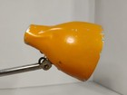 Mcm Vintage Mid Century Modern Orange Rust Drafting Lamp Desk Reading Light