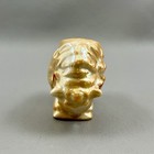 Vintage Buffalo Bison Figure Lusterware Porcelain Pin Cushion Japan 2 