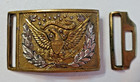 Civil War Union Officer Federal Sword 1851 Eagle Wreath Plate Vtg Belt Buckle
