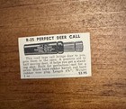 Vintage P s olt R-25 Perfect Deer Call With 1960s Matching Ad