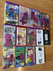 Vintage Barney Vhs Lot Of 13 Tapes Good Condition Tested Clamshell   Box