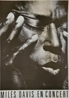 Music Poster   Miles Davis En Concert 23x35  Full Size Face Uk Jazz Import  