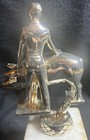 Vintage Heavy Metal Hog Pig Showmanship Silvertrophy Topper Nos 1970   s 4 3 4   x3   