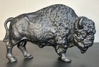 Antique 1920   s American A c  Williams Cast Iron Bison Still Bank  buffalo 