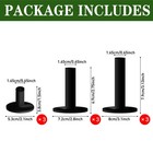 Rubber Golf Tees 9 Pack  Durable 1 5  2 75  3 13  Tee Holders For Hitting Mats