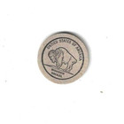 1974 Nena Worcester Massachusetts 30th Convention 5 Cents In Trade Wooden Nickel