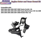 Engine Motor Mount Set 4pcs Fits For 2003 2004 2005 2003-2008 Corolla 1 8l