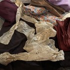 Vintage Unfinished Sewing Fabric Patterns 6 Different Projects As Is