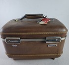 Vintage American Tourister Travel Train Case Luggage With Tray  no Key 